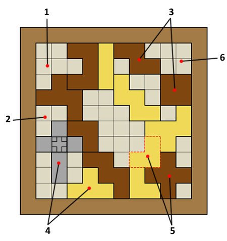 Cathedral Game online play notation